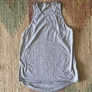 Toad&co grey and white stripe swifty tank size S